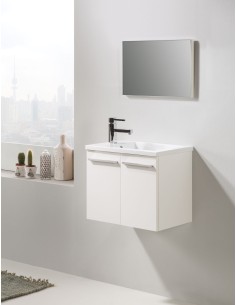 CJTO 50 POLO BLANCO SUSP. C/LAVABO 