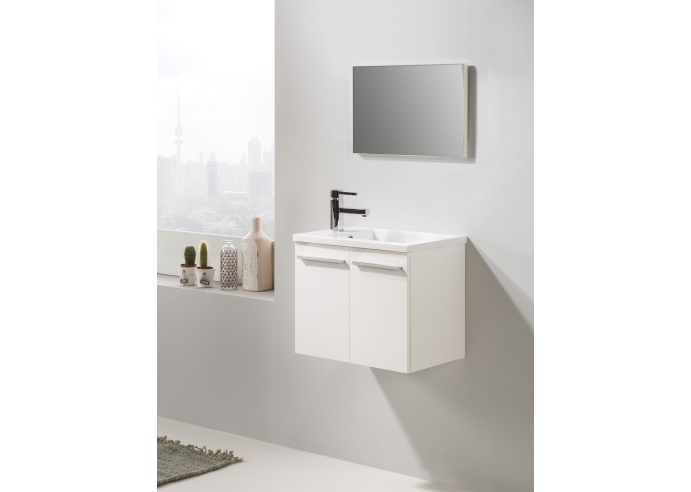 CJTO 50 POLO BLANCO SUSP. C/LAVABO 