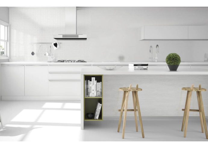 Revestimiento de pasta blanca 40x120 rectificado                                                                                