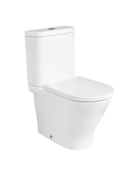 Conjunto GAP Round Compacto Rimless (tapa y asiento con caída amortiguada)