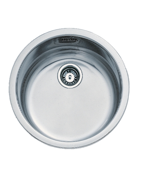 Erc- Fregadero Circular Encastrado de 45 Cm con una Cubeta