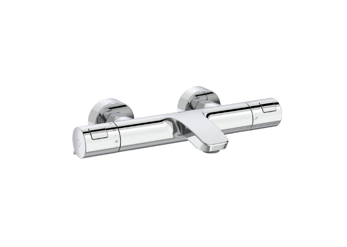 Mezclador termostático exterior para baño-ducha con inversor automático 