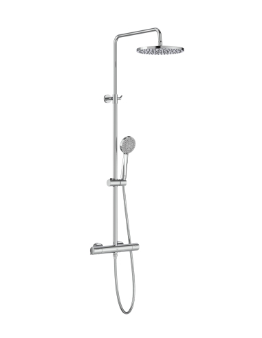 PLUS - Columna de ducha termostática con altura regulable 