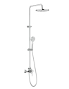 Columna de ducha monomando con altura regulable 