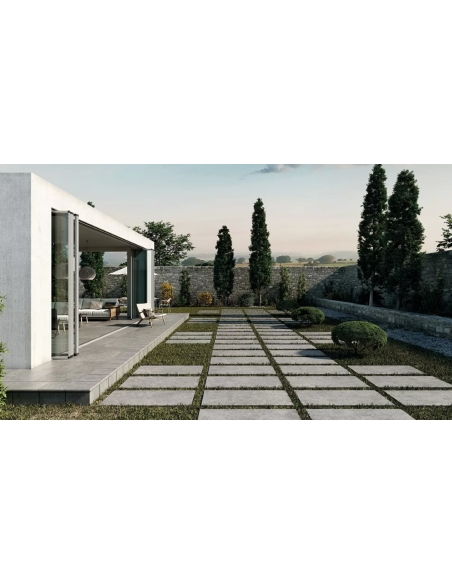 Peldaño 33x33x4 Ardenas Gris