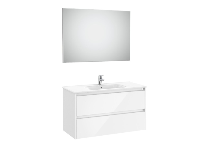 <p>Roca Pack 100 Tenet 100 cm Led Blanco Brillo</p>