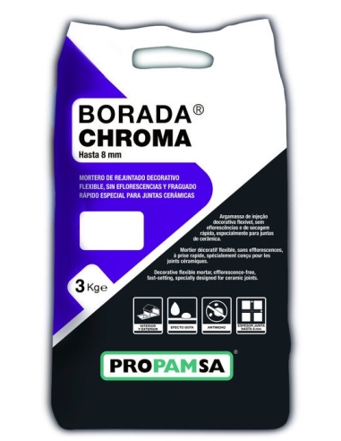 BORADA CHROMA GRIS 3 KGS PROPAMSA