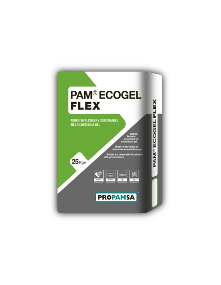Pam Ecogel sin Polvo Flexible Blanco 25kg