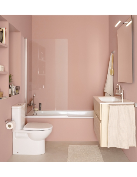Conjunto Victoria N Compacto Rimless - Tapa y Asiento con Caída Amortiguada