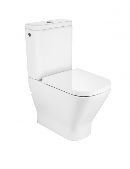 Conjunto The Gap Square Compacto Rimless - Tapa y Asiento con Caída Amortiguada