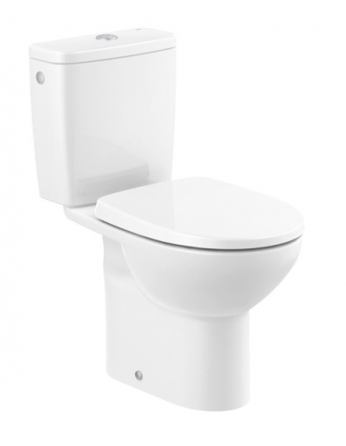 Inodro completo roca sistema Rimless de tanque bajo compuesto por taza con salida vertical, tanque de alimentación latera