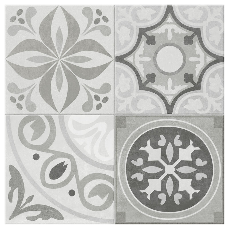 Patchwork Grey Mate 45x45