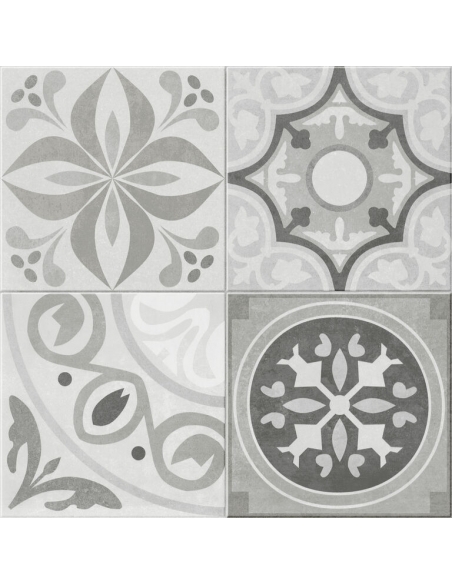 Patchwork Grey Mate 45x45