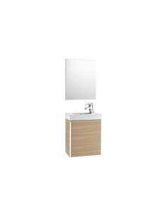 CJTO 45 MUEBLE Y LAV MINI ROBLE CON